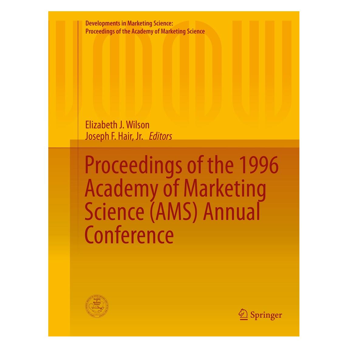 Springer Proceedings of the 1996 Academy of Mark (Englisch, Hardcover, Elizabeth J. Wilson, Joseph F. Hair Jr.) (9783319131436)