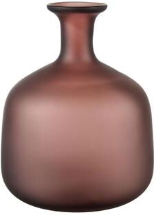 Atlas Lighting and Home Atlas Riven Matte Marsala Colored Glass Vase