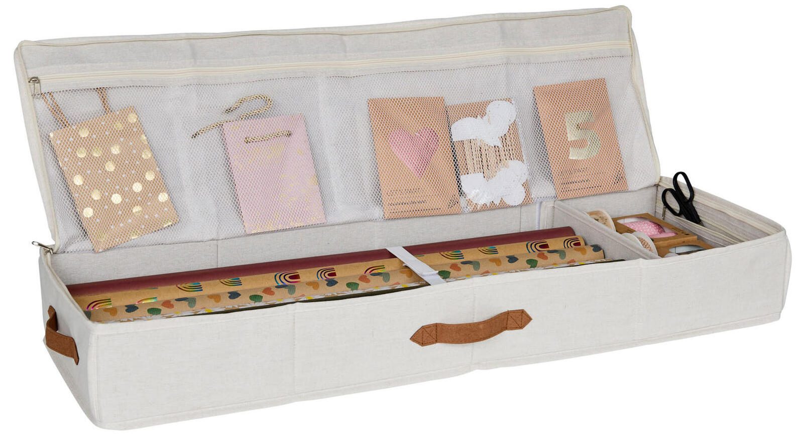 LOVE !T STORE !T Geschenkpapier Organizer 90 x 30 x 12 cm, natur 550221
