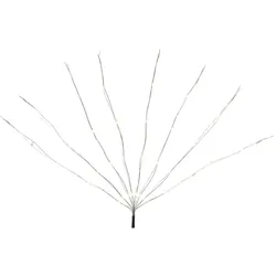 MARELIDA LED Solar Draht Lichtbündel 80cm 10 bunte Stränge Pflanzenbeleuchtung