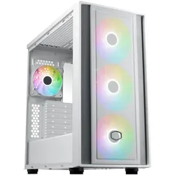 Cooler Master MasterBox 600 White (ATX, ITX, mATX), PC Gehäuse, Weiss