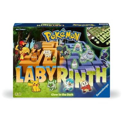 Pokémon Labyrinth Glow in the Dark - Gesellschaftsspiel & Brettspiel ab 7 Jahre