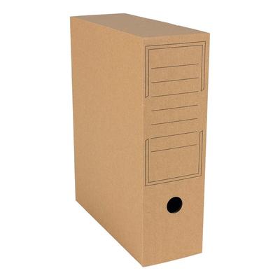 VEPATIM 25x Archiv-Ablagebox 100 mit Automatikboden 323x96x272mm braun