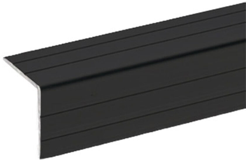 Adam Hall Hardware 6109 Blk - Aluwinkel Kantenschutz 22 X 22mm, Schwarz Eloxiert