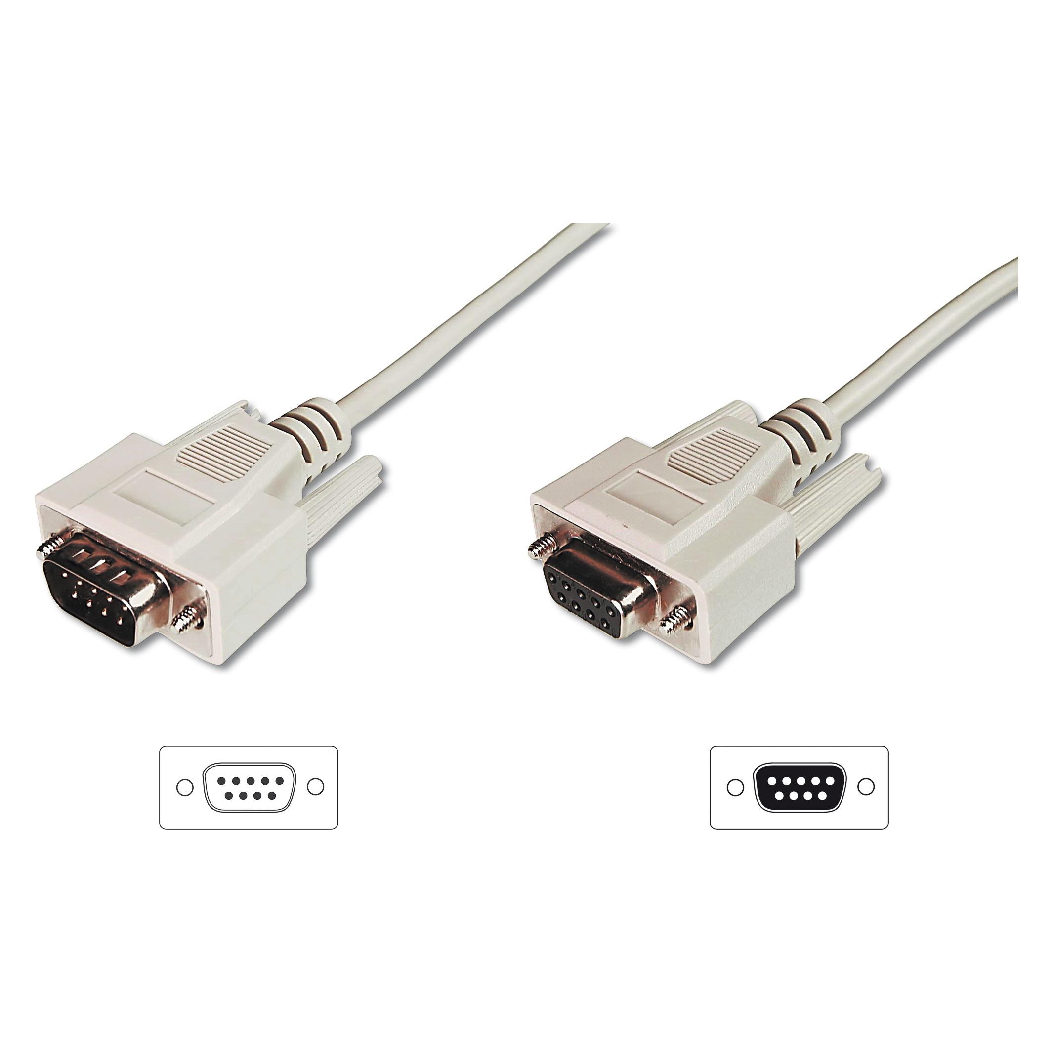 Digitus D-Sub 9 - D-Sub 9 (5 m) (AK-610203-050-E)