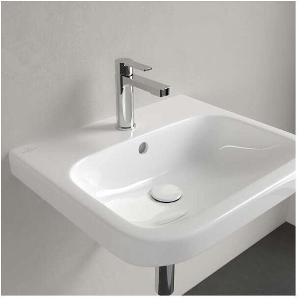 Villeroy und Boch Villeroy & Boch  Architectura Waschtisch 418855R1  55x47cm, weiß, mittleres Hahnloch durchgestochen