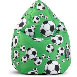 Sitting Point Sitzsack Beanbag Kicker XL Stoff Grün