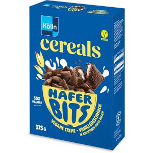 Kölln Cornflakes Cereals Hafer Bits, 375 g, laktosefrei & vegan, aus Getreide mit 50% Vollkornanteil