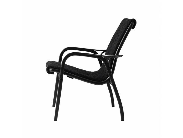 Swedese Laminett Sessel Black Edition Schwarz lasierte Buche