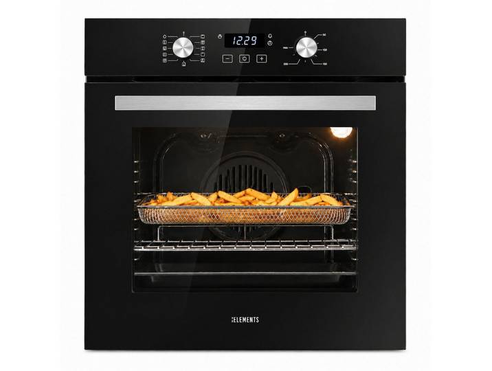KB Elements Einbaubackofen 73 Liter, 60 cm Breit, Air Fry, Steam CLEAN, Steam Clean, Air Fry Funktion inklusive Air Fry Korb, Steam Clean