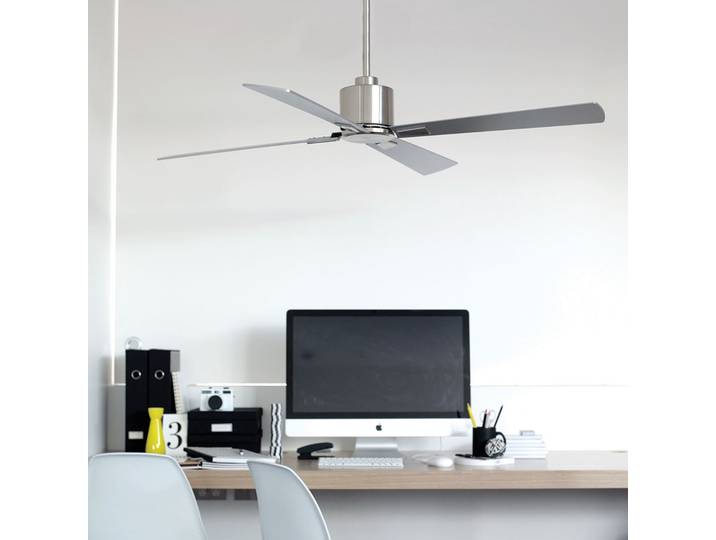 Airfusion Climate DC Deckenventilator chrom, leise - Beacon Beacon Lighting - Wohnzimmer - Modern - Metall
