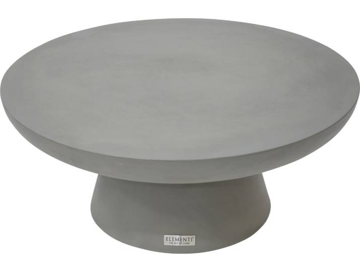KYLIX Beistelltisch aus Beton hochwertig robust 66 x 66 x 35.6 cm