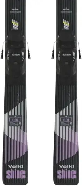 Junior Ski Völkl Shine Jr + 7.0 Vmotion (150cm - Schwarz)