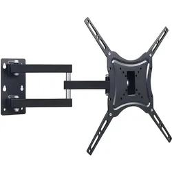 Avizar TV Wandhalter 14–55 Zoll neigbar (Wand, 15 kg, 14" - 55"), TV Wandhalterung, Schwarz