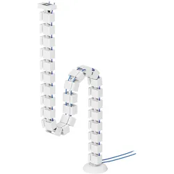 Neomounts, Kabelschutz + Kabelführung, Kabelkanal flexibel weiss/magnetische Befestigung (Kabelkanal, Kabelschlauch, 130 cm)