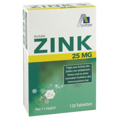 Zink 25 mg Tabletten 120 St