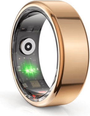 Inspire Essentials COLMI R02 Smart Ring Titanium Health Tracker With Multi Sport Modes gold 9