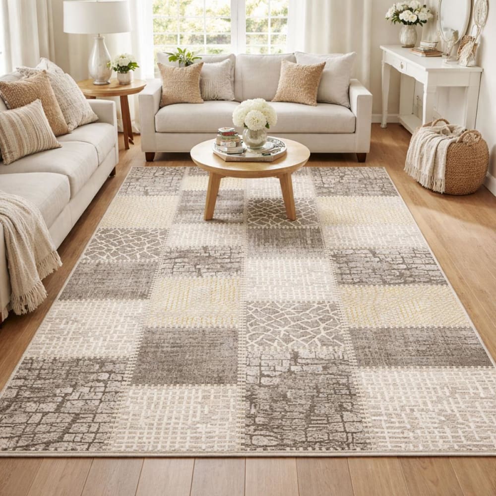 Un amour de tapis Tapis salon 120x160 beige Beige 160x1x120cm