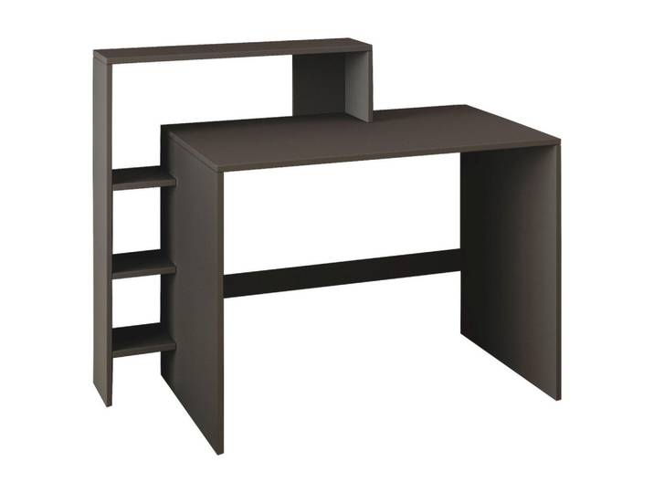 Livetastic Schreibtischkombination, Anthrazit, Holzwerkstoff, Uni, 55x96x150 cm, Büromöbel, Schreibtische, Schreibtischkombination