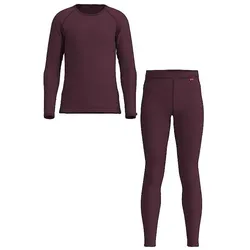 Löffler, Unisex, Funktionsshirt, Set Transtex Warm (116), Rot, Violett