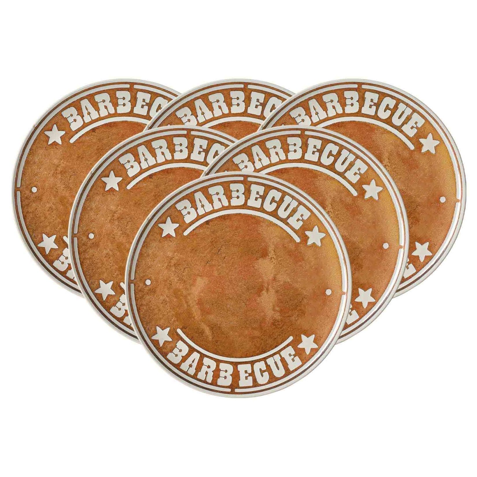 Ritzenhoff & Breker Grillteller Rusty ø 32 cm 6er Set