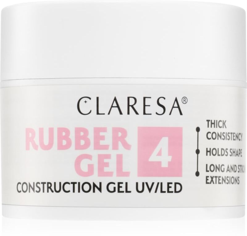 Claresa Rubber Gel Construction Gel UV/LED lengthening gel nail polish shade 04 45 g