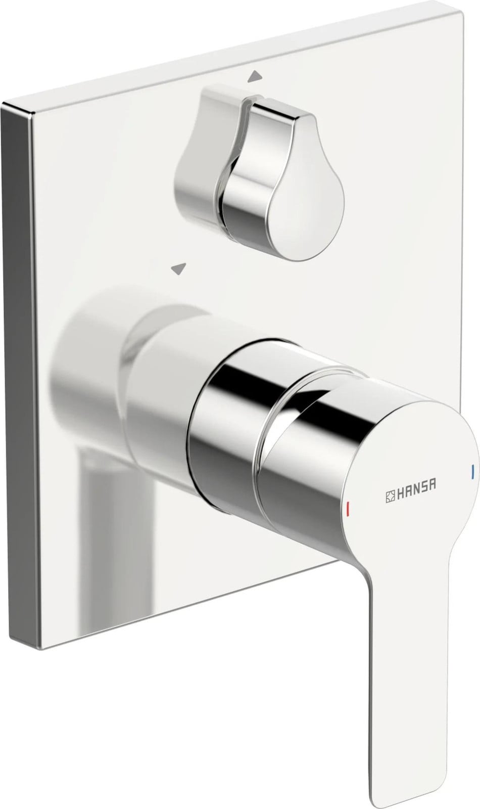 Hansa Ligna bovenstuk voor wasbak met thermostat, verchroomd, geschikt voor BLUEBOX-systemen
