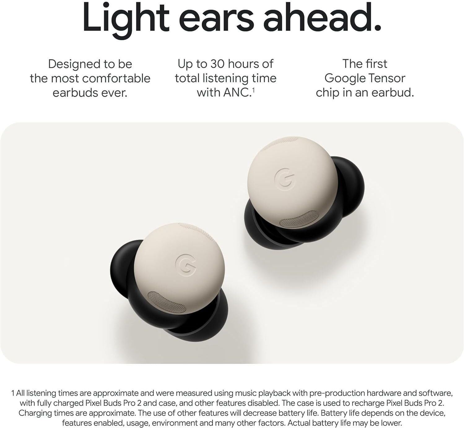 Google Pixel Buds Pro 2 - Wireless Earbuds with Active Noise Cancellation – Bluetooth Headphones - Peony