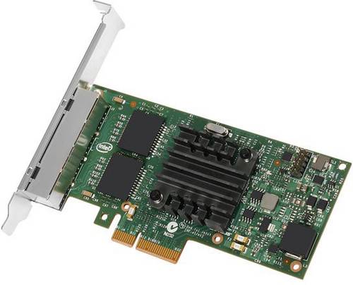 Intel Ethernet Server Adapter I350-T4 - Netzwerkadapter 1 GBit/s Gigabit-LAN (1 Gbit/s), PCIe