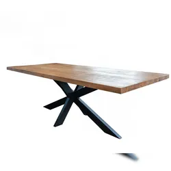 KAWOLA Esstisch SELVA Akazie massiv Gerade Kante 240x100cm