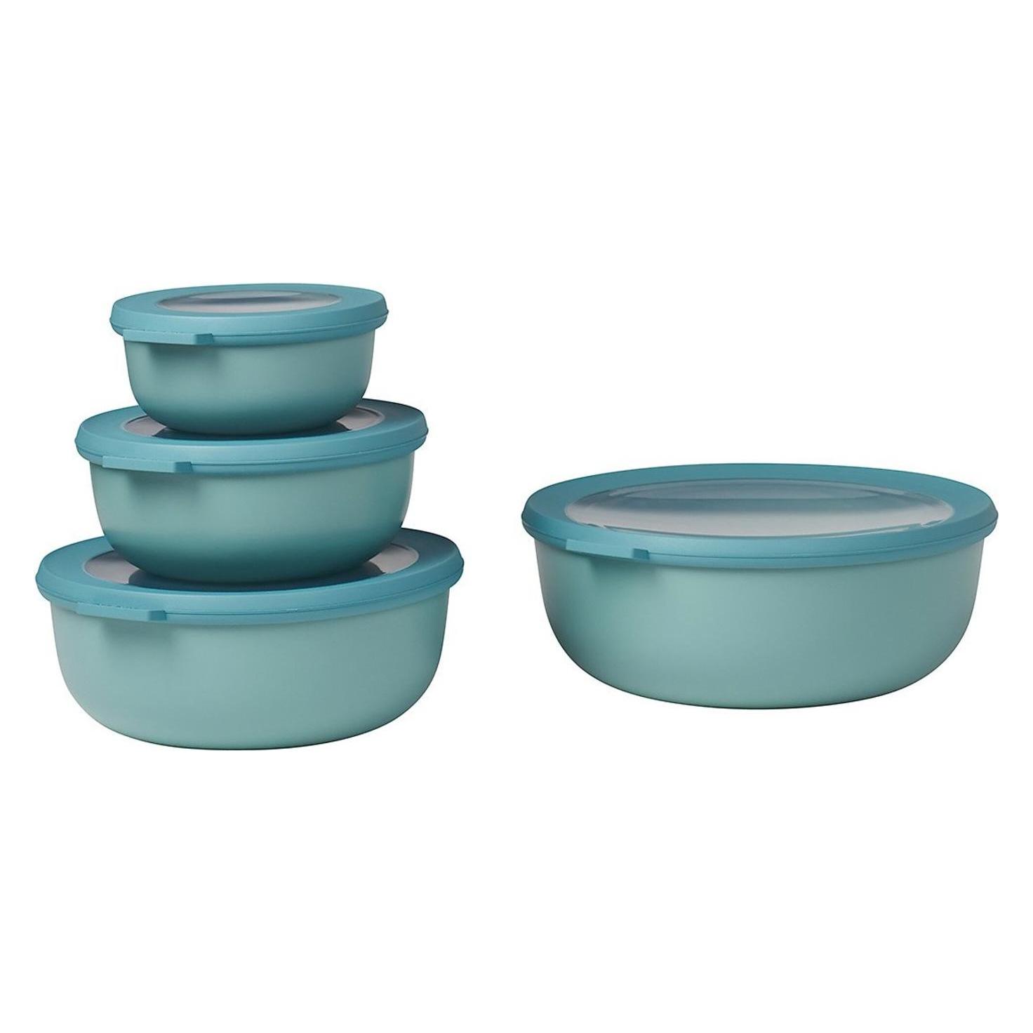 Mepal Cirqula Low Bowl Set Of 4 - Nordic Black (233104) (0.35 l) (233104)