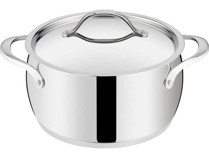 LAGOSTINA Orchestra Casserole Fonda avec couvercle 24 cm Acier inoxydable Made in Italy