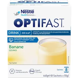 Optifast Drink Banane Pulver 8X55 g