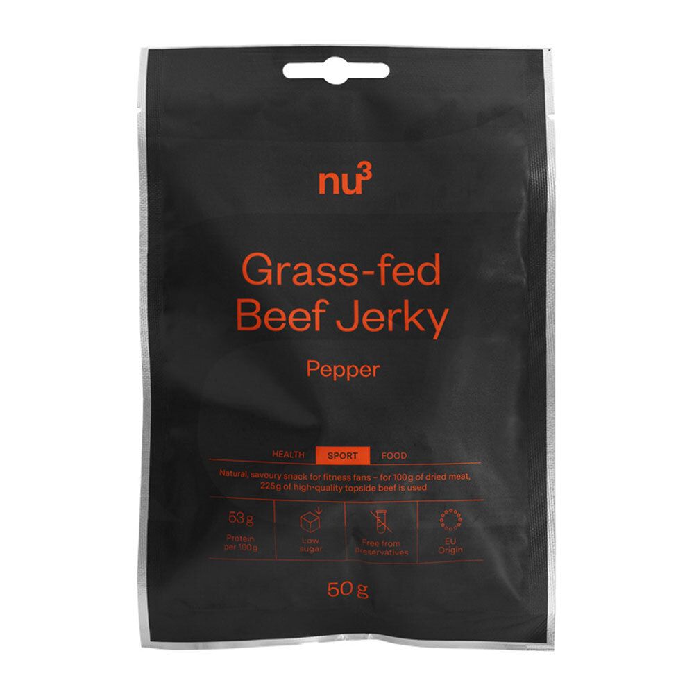 nu3 Beef Jerky, Pfeffer 50 g Sonstige