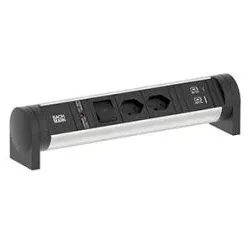 Bachmann 708.010 CYCLE Desk 2xCH 1xSchalter 1xUSB A/C 22W 0,2m 708010