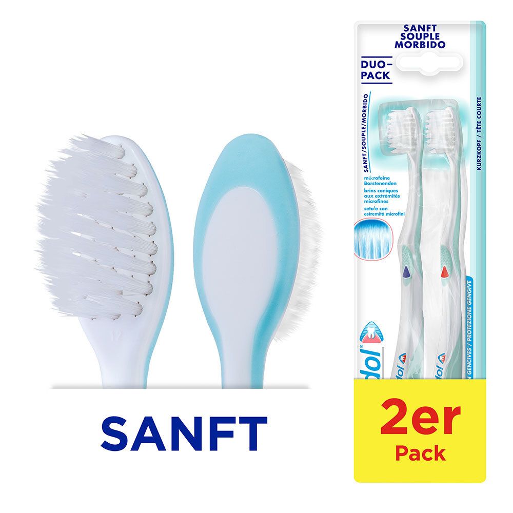 Meridol Zahnbürste sanft Doppelpack 2 St