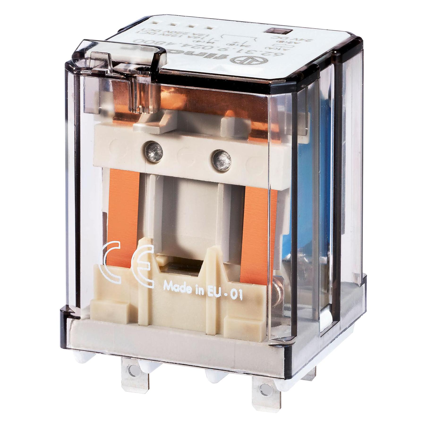 Finder Magnetic blow out power relay, Plug-in (62.31.9.024.4800)