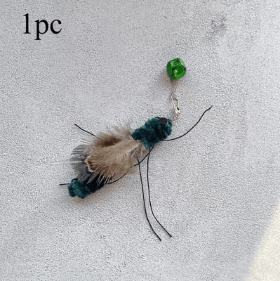 Inspire Curations Plush Insect Replacement Heads For Cat Teaser Wands 1pc C