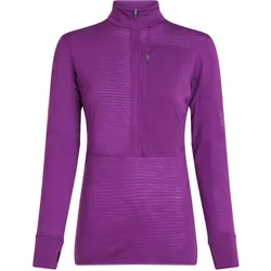 Icebreaker W 200 Realfleece Descender LS Half Zip M PASSION