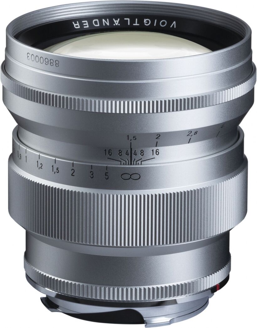 Voigtländer Nokton 75mm f1,5 VM asphärisch silber