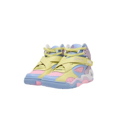 Sneaker EWING "Ewing ROGUE", Herren, Gr. 37,5, bunt (lt blau, lt pink, lt gelb), Polyurethan, Schuhe Sneaker