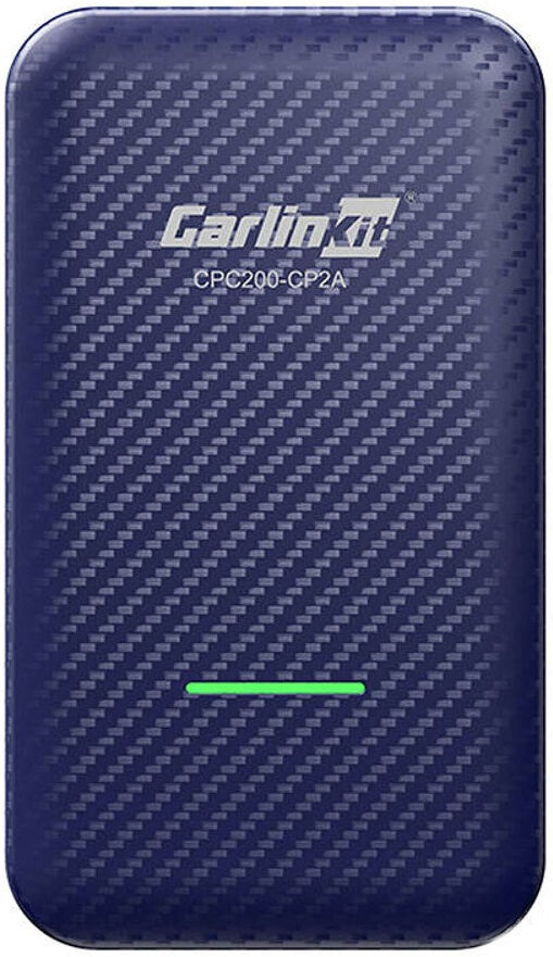 Carlinkit Apple CarPlay & Android Auto Trådløs Adapter - Blå