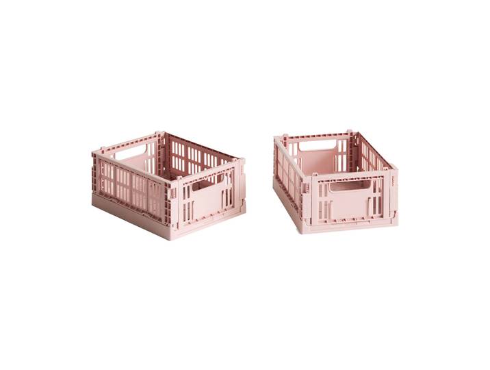 HAY HAY Colour Crate Mini 13x17 cm, lot de 2 Blush