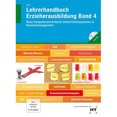 Lehrerhandbuch Erzieherausbildung Band 4, Set von Hanna Heinz, Verlag Handwerk und Technik, 978-3-582-04713-7