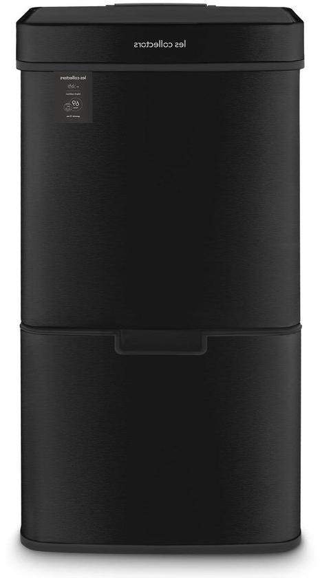Automatischer Mülleimer 69l schwarz 3-Fach Infrarot