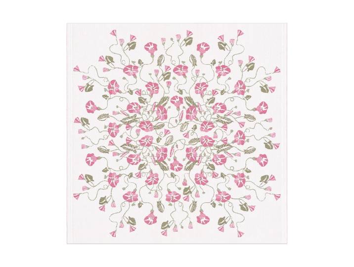 Ekelund Linneväveri Nappe Åkervinda 75x75 cm Rose