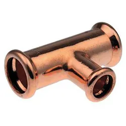 Logafix Kupfer T-Stück reduziert i/i/i 54x42x54 M-Kontur