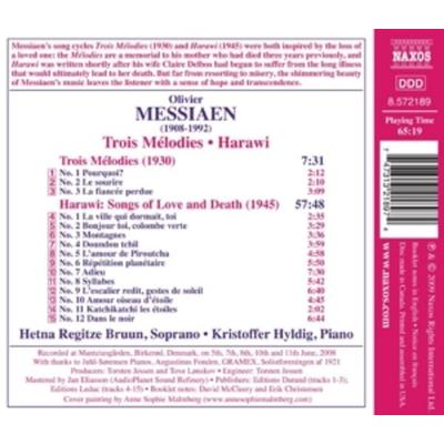 Bruun, H: Trois Melodies/Harawi - Hetna Regitze Bruun,Kristoffer Hyldig, CD