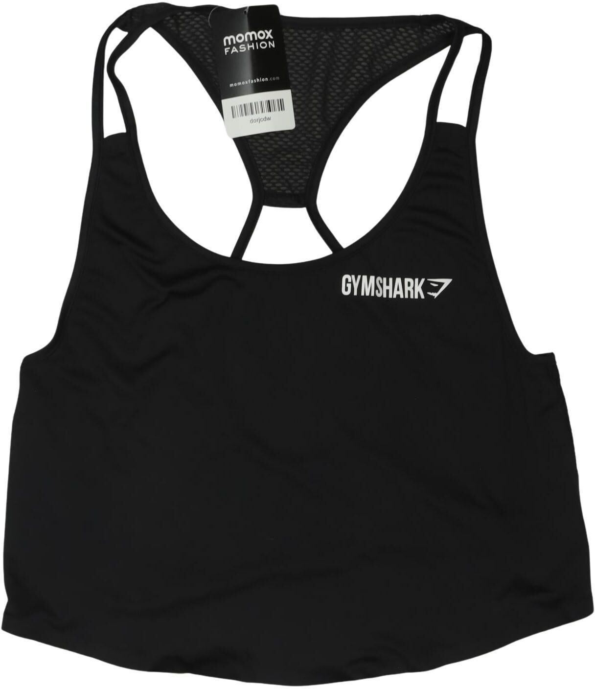 Gymshark Damen Top, Schwarz, Gr. XS, kein / Etikett - Second Hand