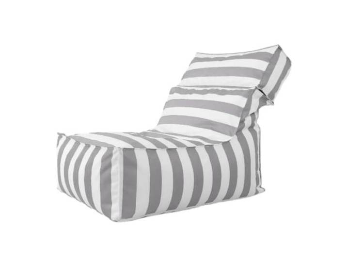 KUNYOS Outdoor-Chaiselounge-Pouf-Abdeckung ohne Füllung, Schwimmbad, schwimmender Pouf, Salon, Strand, Garten, Sofa, Bett, wasserdicht(Light Grey)